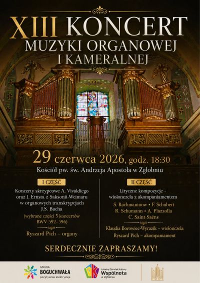 XIII Koncert Muzyki Organowej i Kameralnej